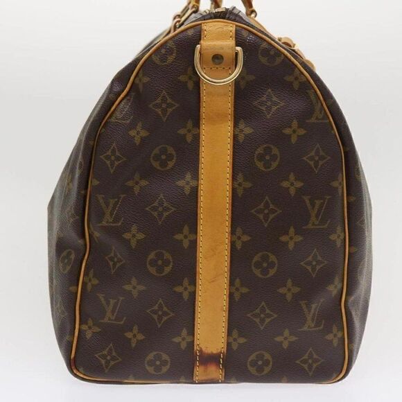 LOUIS VUITTON Monogram Keepall Bandouliere 50 Boston Bag - Picture 4 of 15